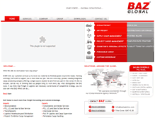 Tablet Screenshot of bazlogistics.com